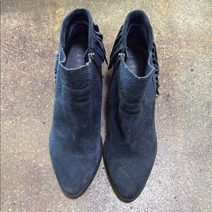 Reba fringe Ankle Boots with Side Zipper